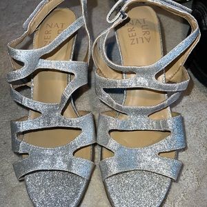 Naturalizer Women’s Silver Heels